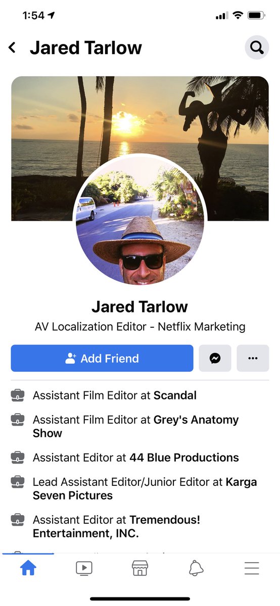This is Jared Tarlow: he’s an editor at  @shondaland and worked on  @ScandalABC  @GreysABC at  @ABCNetwork and doesn’t understand his privilege at all. Trying to shame and intimidate the editor to remove the post.
