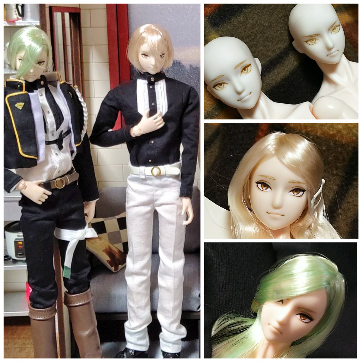choco_soe's tweet photo. 愛ゆえにキャラドを作ることもあります。
ドール服、靴、小物等を作ってドール系イベントを中心に活動しています。
キャラ系以外にもお人形は多数所持しています。
特に注意せずに写真を上げます。
大きなお人形や、ガラス等の目玉が入ったお人形が苦手な方はご注意ください。 https://t.co/ItBdE3YxDn