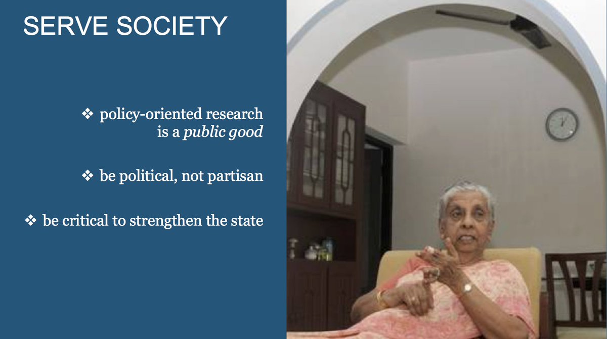 [Anna R Malhotra, 1st woman IAS officer]Improve public policy, avoid politics, ideological agendas. Focus on bureaucracy: little solutions at lower/local levels can have greater impact than big-bang reforms.Stay critical. Help build healthy, diverse work environments. 7/7