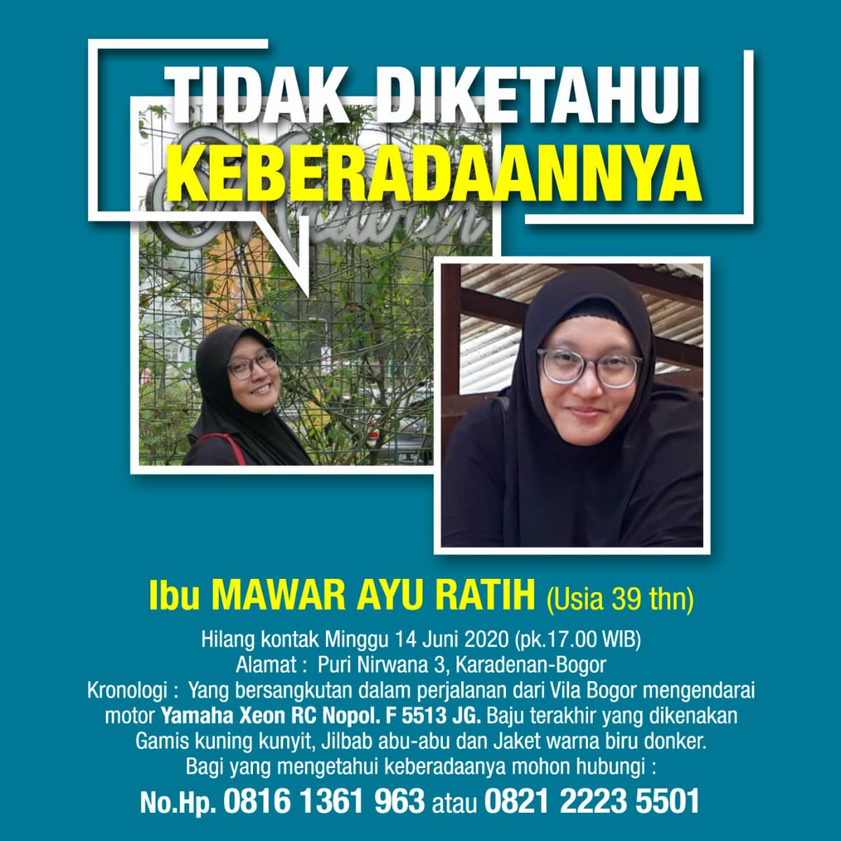 QunAnS's tweet photo. mohon dapat menghubungi kami jika ada yang pernah melihat saudara kami yang masih belum kami temukan hingga saat ini.. https://t.co/Uf0I0bePgf