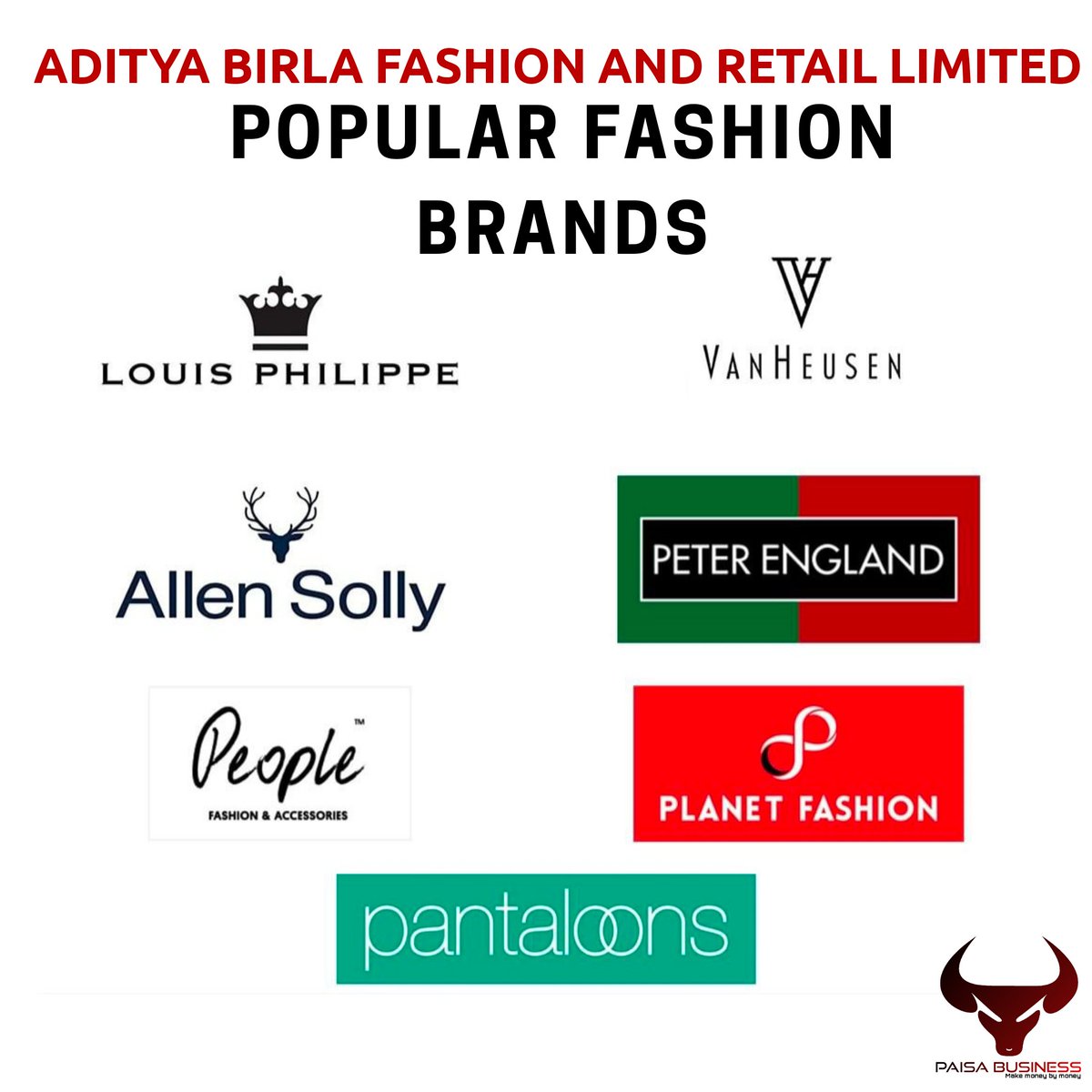 Want to own brands Louis Philippe, Peter England, Van Heusen