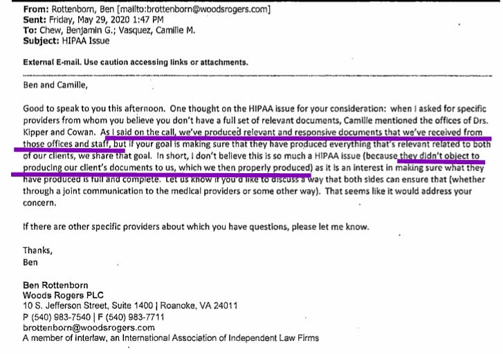 Not enough with a case he has NO intention to fight in court but through fishy leaks & failure to produce the evidence he's been ordered, he tries to "draw" Amber's motion by requesting a HIPAA never ordered by the court but also while her medical records have already been shared