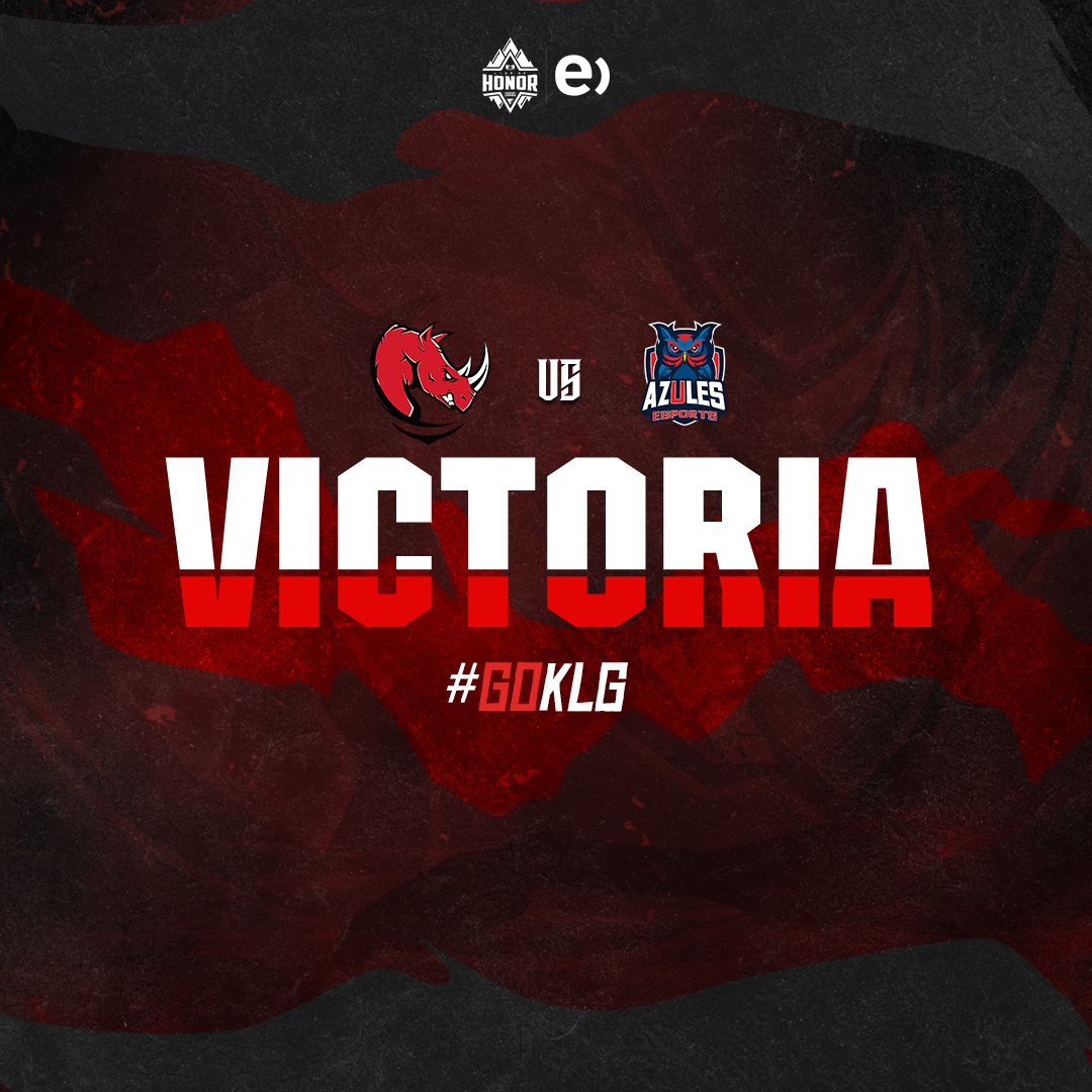 KaosLatinGamers's tweet photo. GG!
Cerramos el encuentro con una victoria en contra de @AzulesEsportsLA, terminando la semana con 1-1 y manteniendonos como líder de la @LVPchileLol  🔥

Gracias a los Kaoticos por demostrar el poder de la estampida en la #LigaDeHonorEntel 🇨🇱

#GOKLG 🦏#SomosKLG https://t.co/SG9eFQxsCa