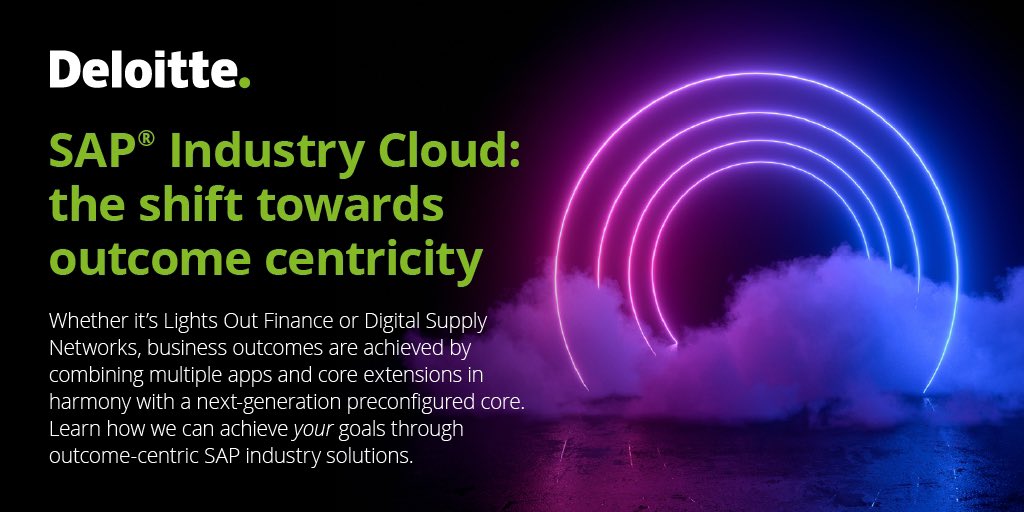 Throughout our <a href="/Deloitte/">Deloitte</a>SAP innovation journey in the last several years, we’ve seen many get confused about apps for apps’ sake... they get lost in the tech “how” and miss the “why” (desired business outcomes). <a href="/sap/">SAP</a> &amp; @Deloitte remain focused on the #TrueNorth of business value.