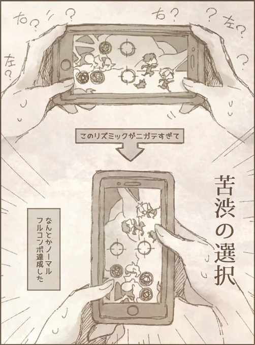 ツイステのこのパターンのリズミックが身体障害の弊害か左右を識別したり判断するのがちょっとむつかしいぼく涙目で試行錯誤した結果こうなったんですけど みんなも結構やってそう 