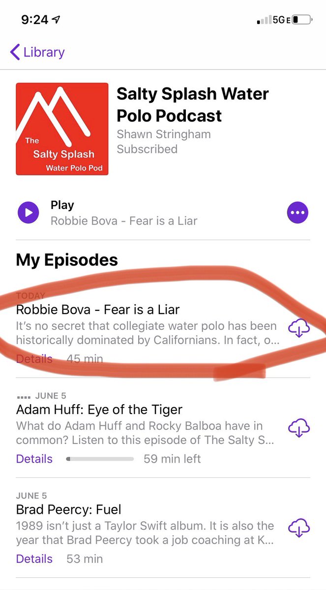 saltysplashpod's tweet photo. Episode 4 is live with Robbie Bova.  Great insights on her National Championship bid with The Rock, Splashball, ABQ water polo and the MTN Zone. Enjoy! @SQStringham #saltysplashpod #waterpolo

 #https://podcasts.apple.com/us/podcast/salty-splash-water-polo-podcast/id1515119500 https://t.co/7i7pxzaGCL