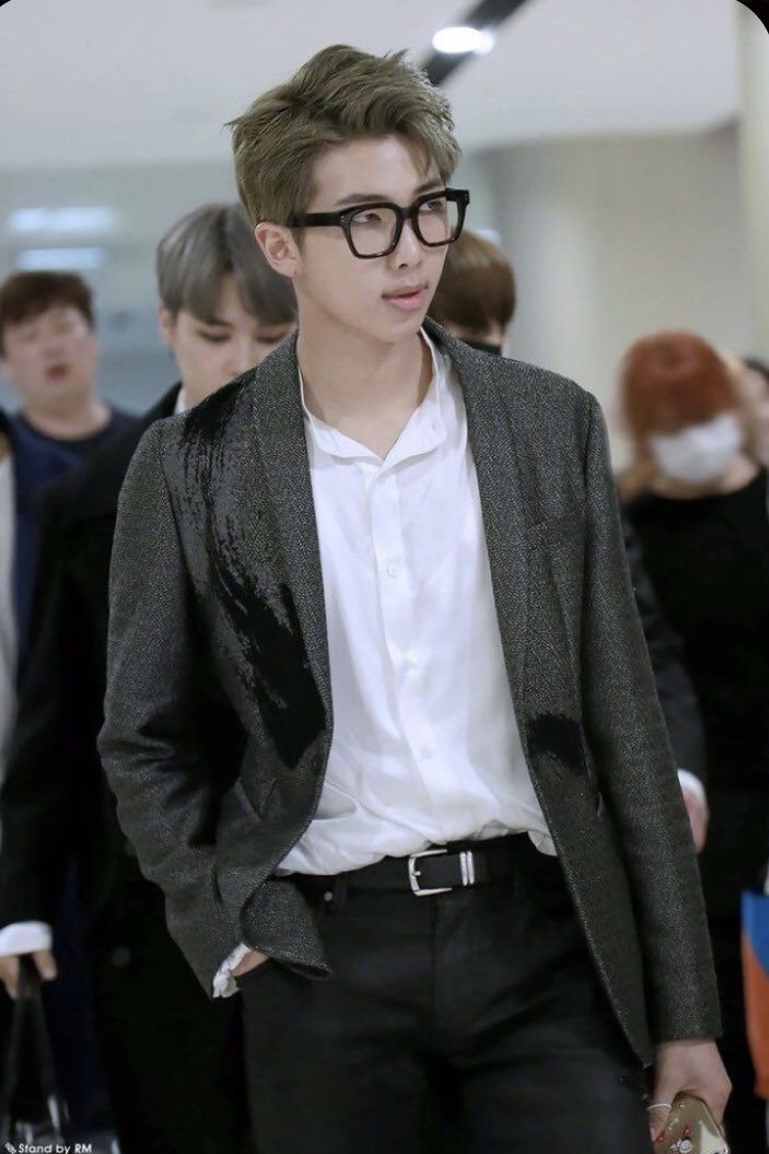  #namjoon  #RM   Namjoon in glasses is keeping me awake: A Very Important Thread 5/13