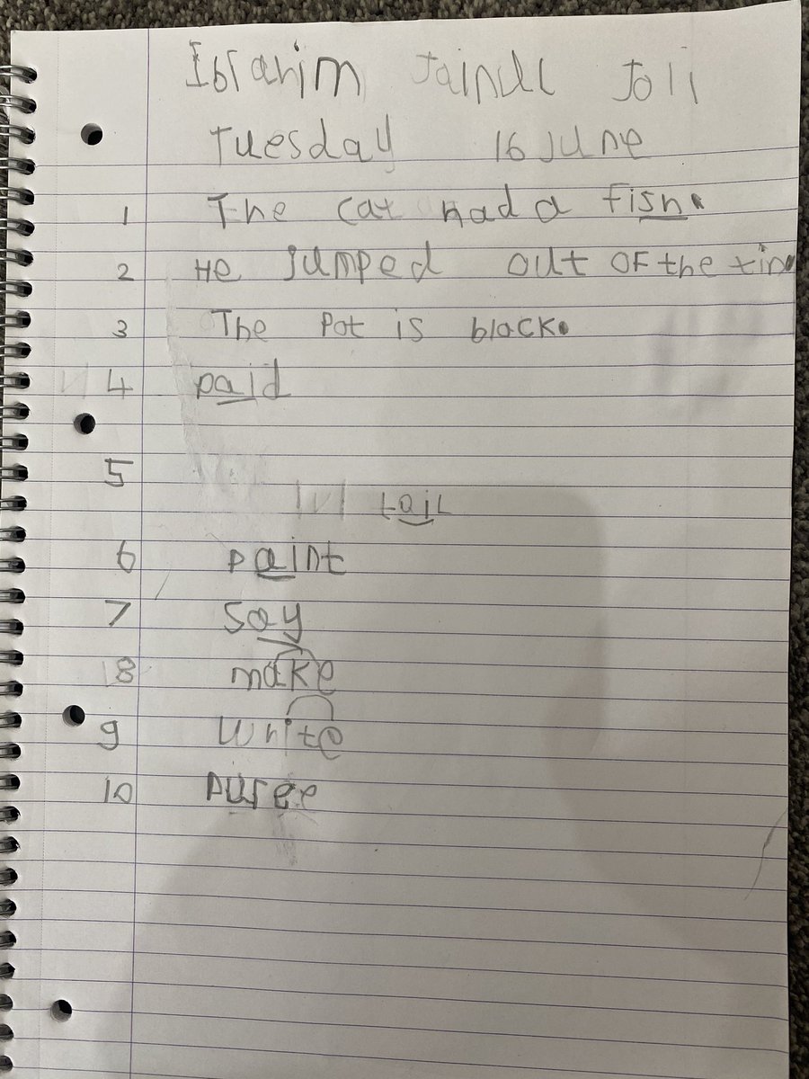 Sumaiya07191400's tweet photo. @StThomas_CE Ibrahimβs work from yesterday 16 June.
#readwriteink #readingorangebook #estimationgames #thethreelittlepigs #storymap https://t.co/AhvjKkKiQD