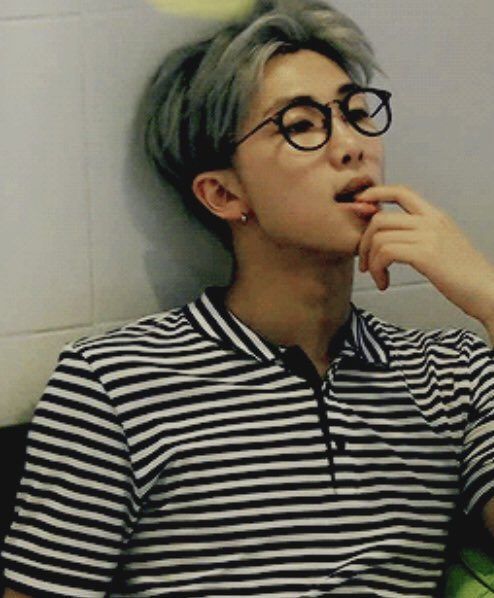  #namjoon  #RM   Namjoon in glasses is keeping me awake: A Very Important Thread 10/13