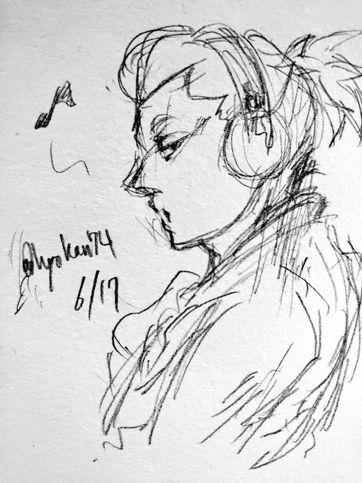 ご機嫌にみえて、実はキレてる
※落書き 