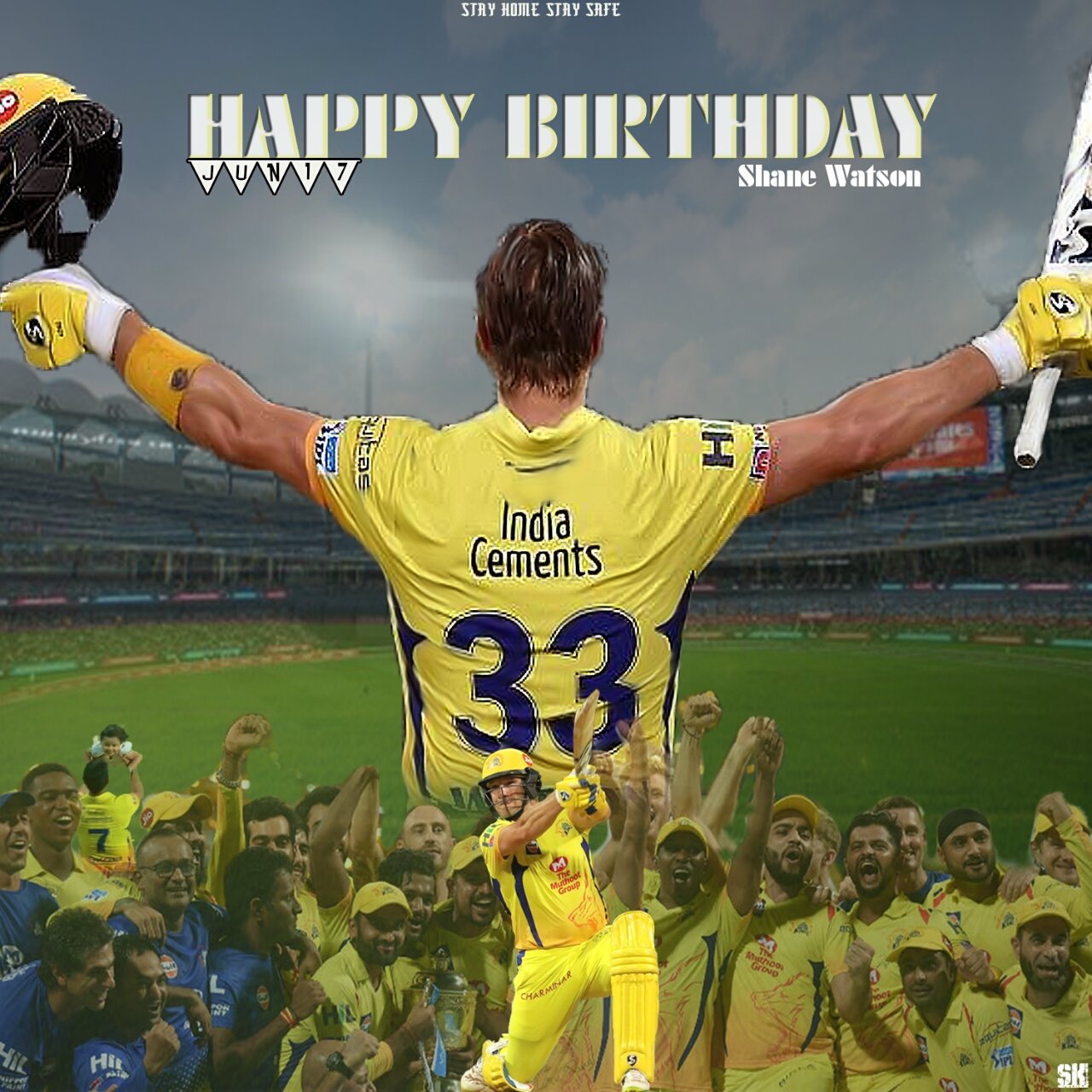 HAPPY BIRTHDAY TO THE GREATEST ALL-ROUNDER OF ALL TIME : SHANE WATSON ... 