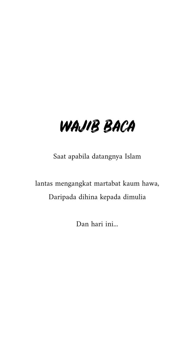 BWQuotess's tweet photo. Wanita,
Dikau umpama mutiara di dasar lautan,
Orang perlu berjuang menyusur ombak, menahan arus dan menyelam kedalam laut yang dalam, untuk dapat menemukannya. 

Mereka memerlukan bekal yang cukup sehingga layak mendapatkan mutiara indah itu
#BidadariWalidQuotes https://t.co/rNAdg70hLj