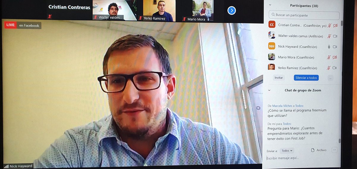 Ahora presenta Nick Hayward, CEO y Co Founder de The Sonar Company en nuestro webinar "Historias de #Emprendimiento" de nuestra Pre-Incubadora de Negocios, #VECTOR @TheSonarCompany