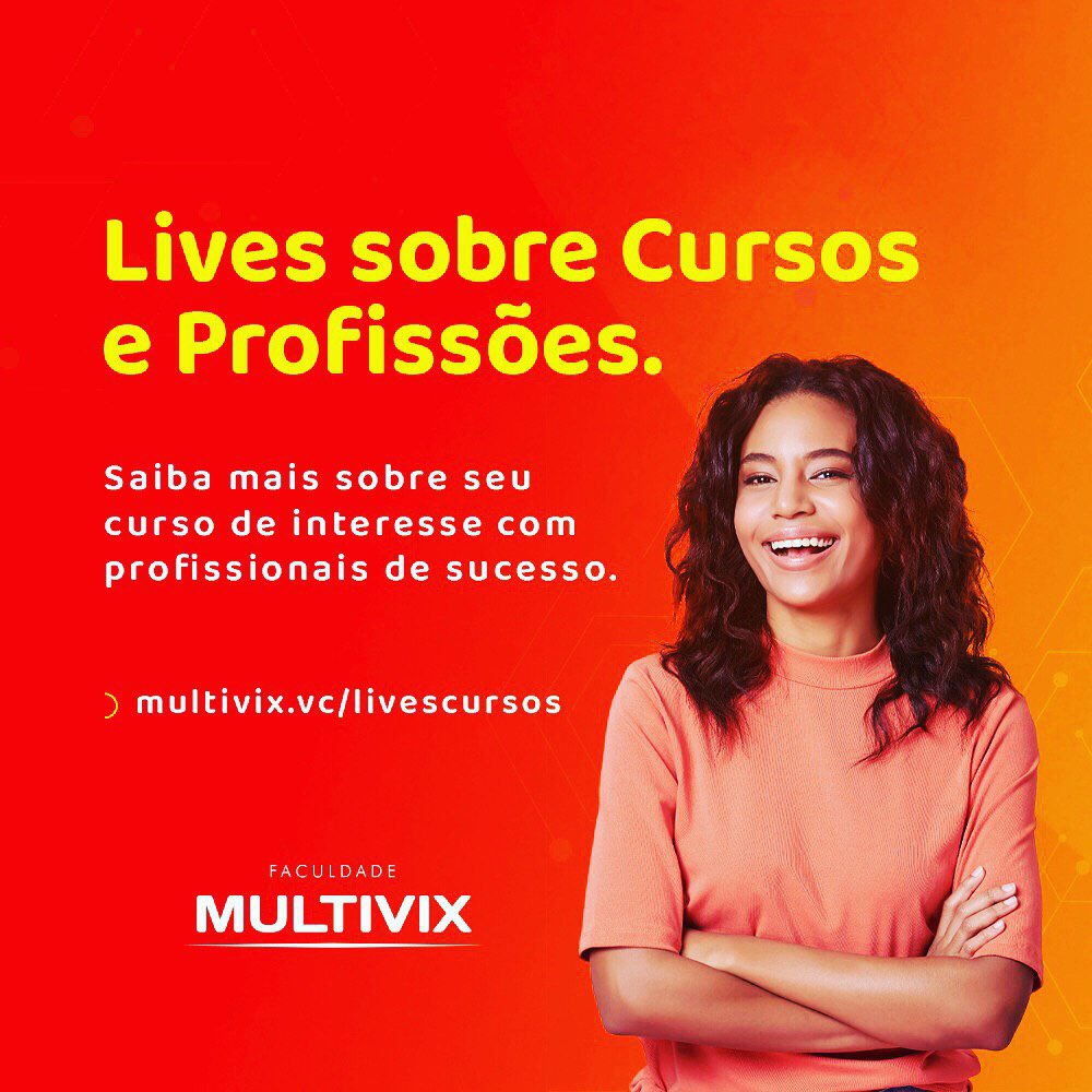 MultivixAfc's tweet image. O Lives Multitalks Vest é uma iniciativa da Multivix para te ajudar na escolha do seu curso superior.  Os encontros contam com grande interação entre alunos e convidados, e é claro que você não pode ficar de fora. 
 
Acesse: multivix.vc/livescursos

#multivix #multivix2020 #facul