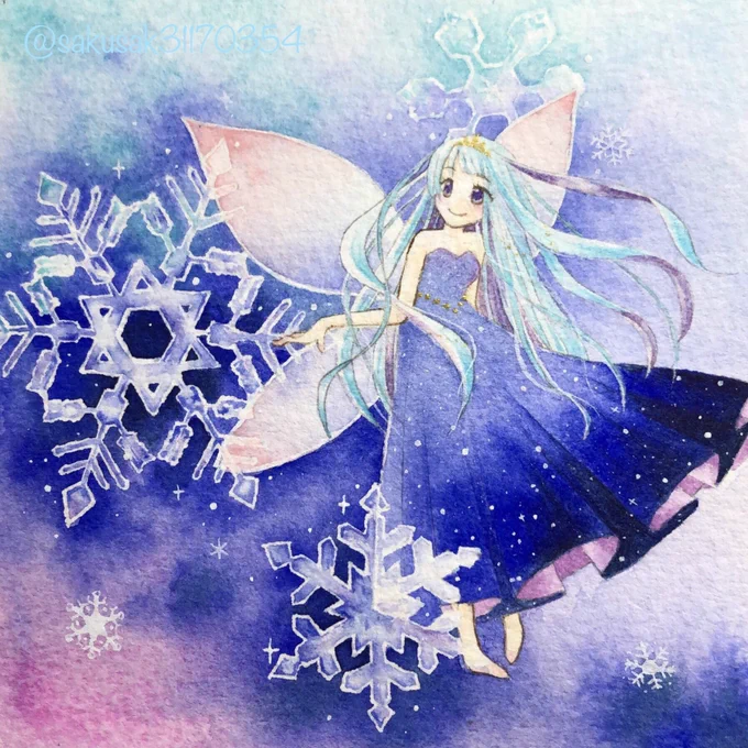 #貴方の世界観を詰め込んだ作品を見せてください 
深い青と優しい光と幸せを詰め込みたい…! 