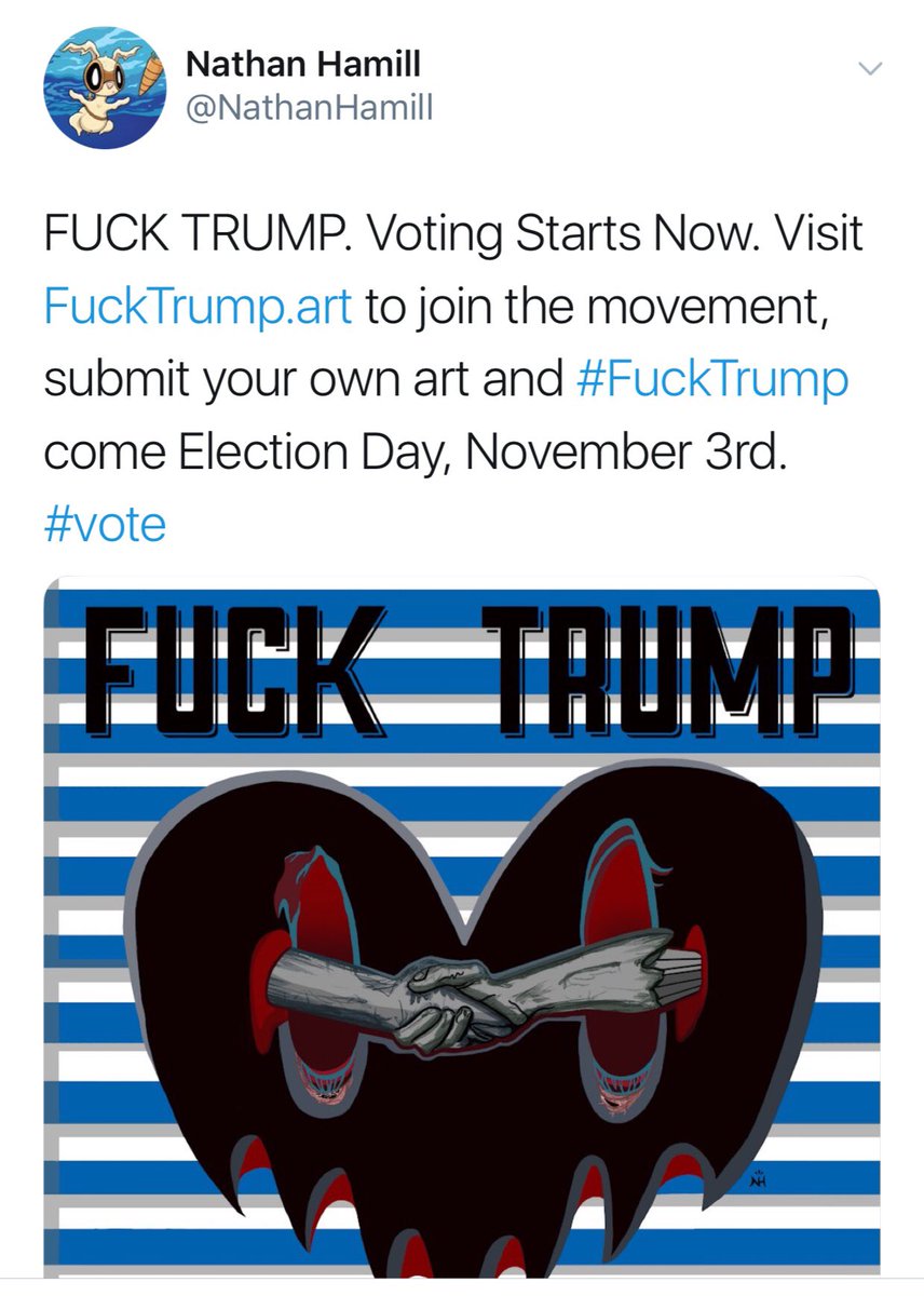GabrielleOrlita's tweet photo. @HamillHimself @NathanHamill Beautiful job Nathan - I love your art /I hate tRump. Working on #artwork. For now I've just made an edit some time ago, showing #LukeSkywalker who voted for #Joe2020💙🌊😊-sudden inspiration.#TuckFramp 🙌 https://t.co/RnSqpDBPyv