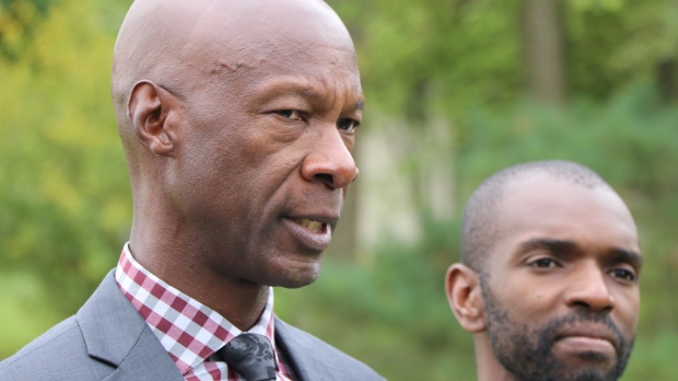 CTVNews's tweet photo. Canada's first Black police chief says it's time for 'a much better approach' https://t.co/FtPifpsrGH https://t.co/bQXnsufBCh