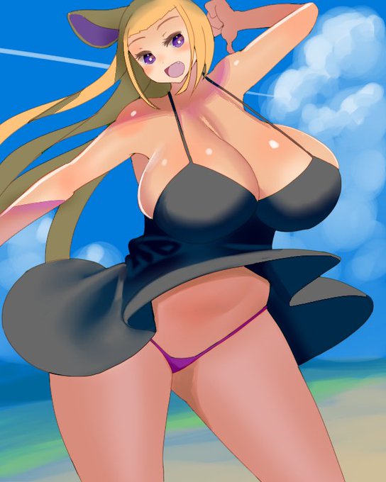 1h commission
Custemer's OC
I love the tiny panty with vivid color.
It tease my naughty heart.
I love giant boobs.
It puts my cock between it. 