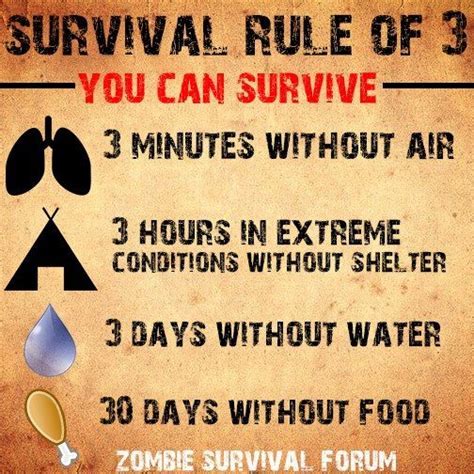 #Survival Rule of 3 #prepper #SHTF #preparedness #prepping #apocalyptic #COVID19