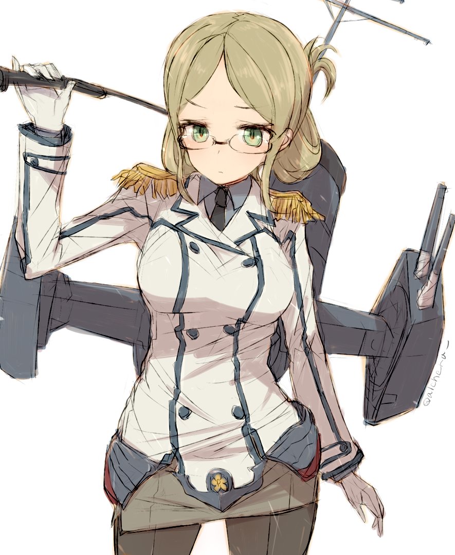 グレカーレ(艦隊これくしょん) 「6/17はグレカーレと香取の進水日ですね 」|鳥アルケラのイラスト