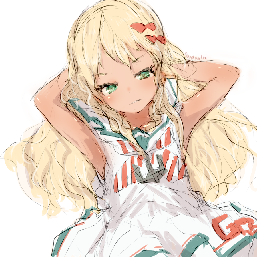 グレカーレ(艦隊これくしょん) 「6/17はグレカーレと香取の進水日ですね 」|鳥アルケラのイラスト