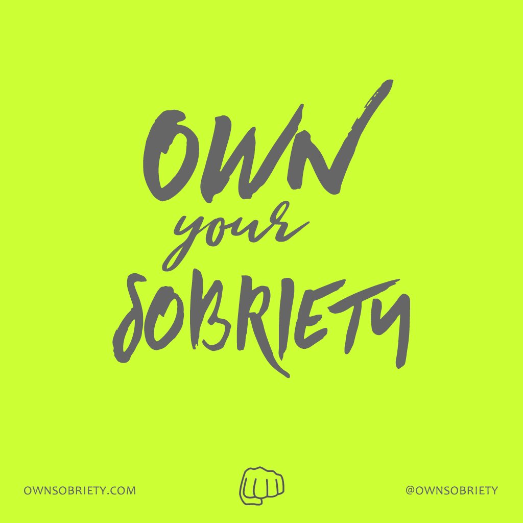 westaysober's tweet photo. WE. Stay sober. 
WE. Meet everynight 8pm. 
WE. Own OUR sobriety. 

<link in bio> https://t.co/zNW4YK7fOd