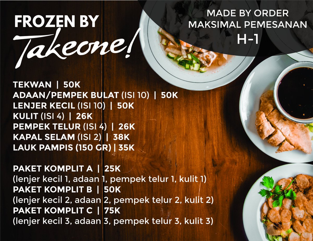 Kedai Tekwan Takeone! tweet media