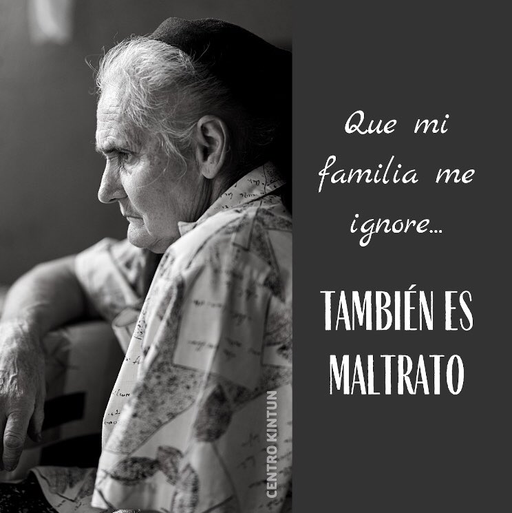 El maltrato duele a cualquier edad