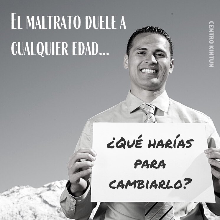 El maltrato duele a cualquier edad