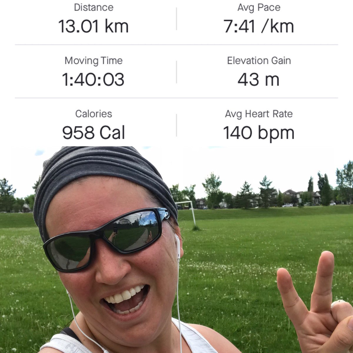 I used every excuse in the book yesterday to skip my long run....today I was literally out of excuses. #yegvirtualrunclub #yegrun  #lowandslow #likeagoodchili