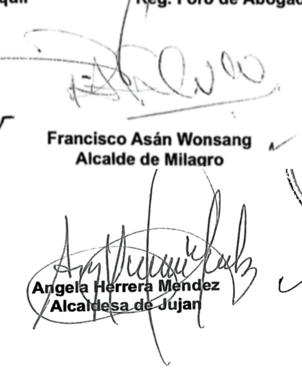 clsanchezg's tweet photo. Los alcaldes Francisco Asan y Angela Herrera firman la denuncia en la que solicitan la destitución contra @CLMoralesB a la vez que son miembros de la Comisión de Mesa, que es la que debe calificar la denuncia. No puede ser que los denunciantes califiquen su propia denuncia. https://t.co/8RA2Ih3LT1