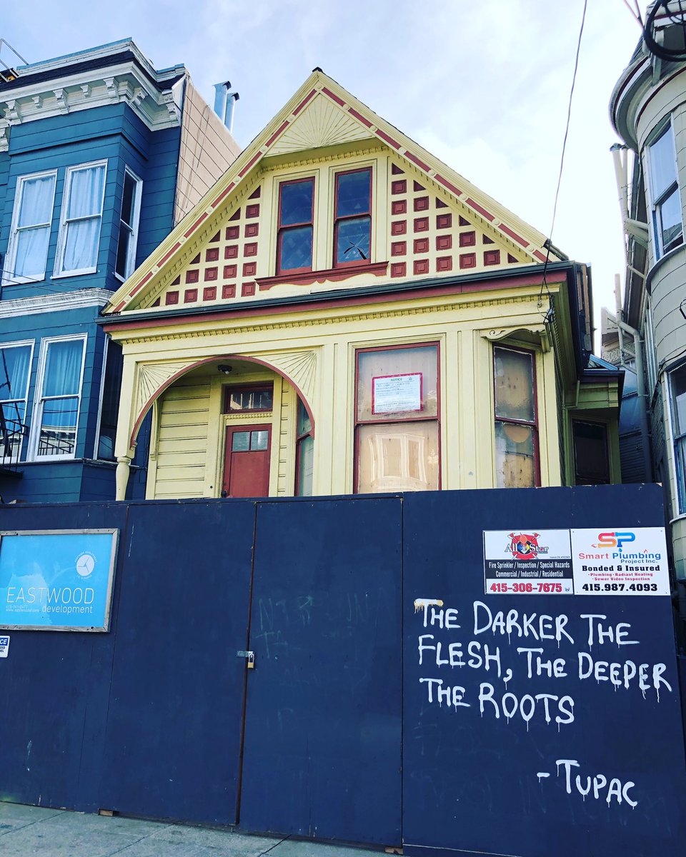 shivaunsay's tweet image. Renovation Victorian... #tupac #nopavictorians #sfarchitecture #sfvictorians #victorianhouse