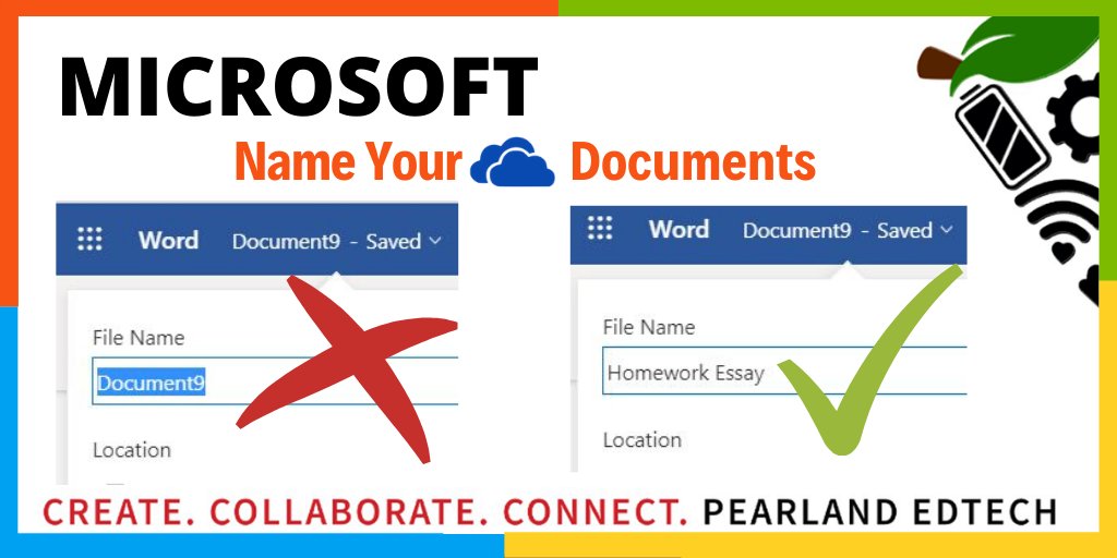 PearaStories's tweet photo. Summer cleanup! Does your OneDrive contain Document1, Document2, etc.? Time to organize. If not needed, delete it. If you DO need them, give the doc a meaningful name. Later, you'll be able to search and find them quickly because are now organized. Contact your ETS for help! https://t.co/IkaB6NvwXg