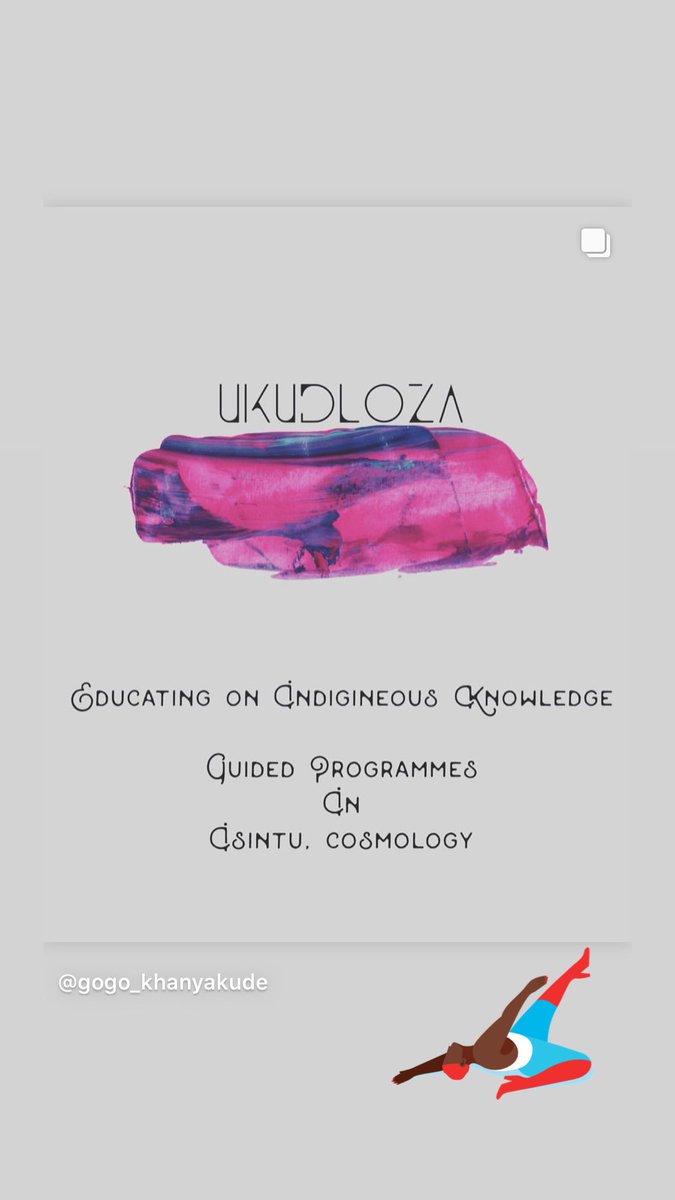 gogo_khanyakude's tweet photo. Isintu - Indigineous Knowledge is the source. What do you know about IK? https://t.co/RNEqzZtd2Q