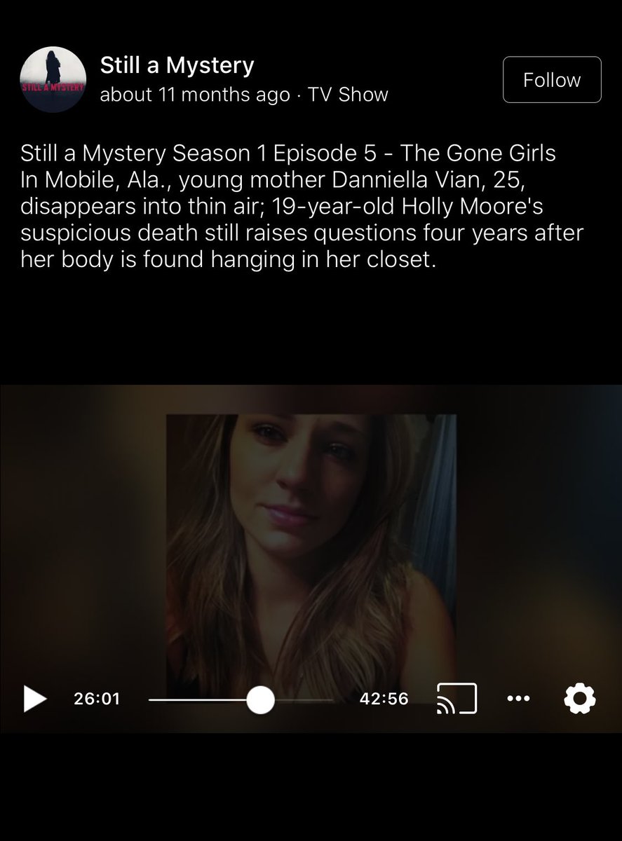 Justice4Holly_'s tweet photo. Will be posting this episode soon. Just aired again tonight. 
🌈😇💙#justiceforhollymoore #willneverblowover https://t.co/U0nbrufuGn