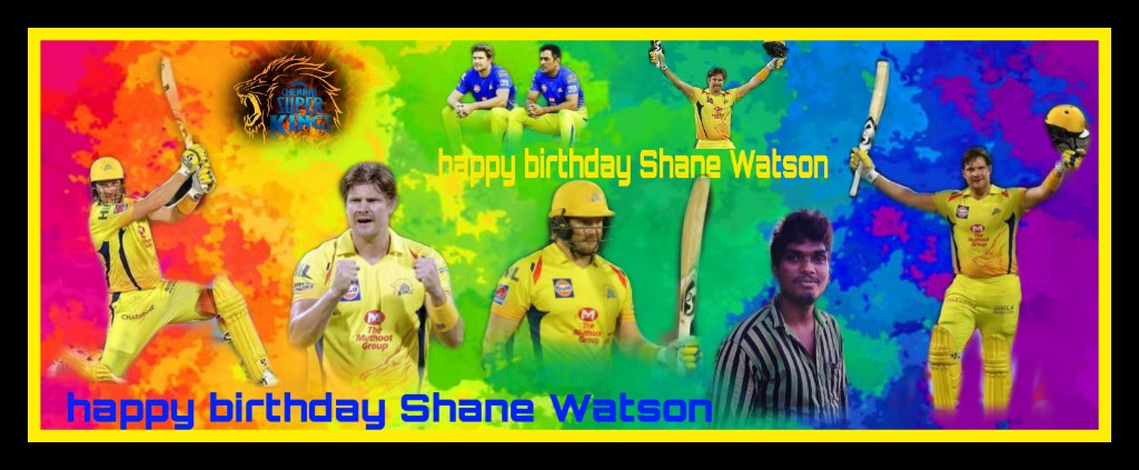 Happy birthday Shane Watson           