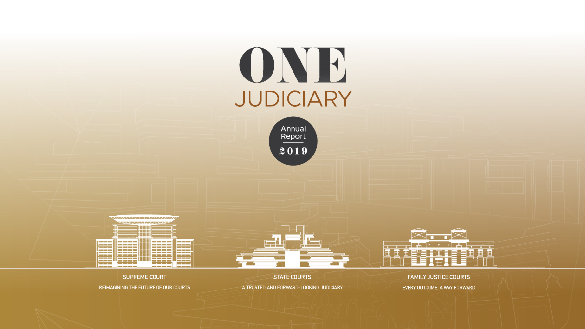 Supreme Court Singapore On Twitter The One Judiciary Annual Report 2019 Which Sets Out The Achievements And Priorities Of The Supreme Court The State Courts And Family Justice Courts Has