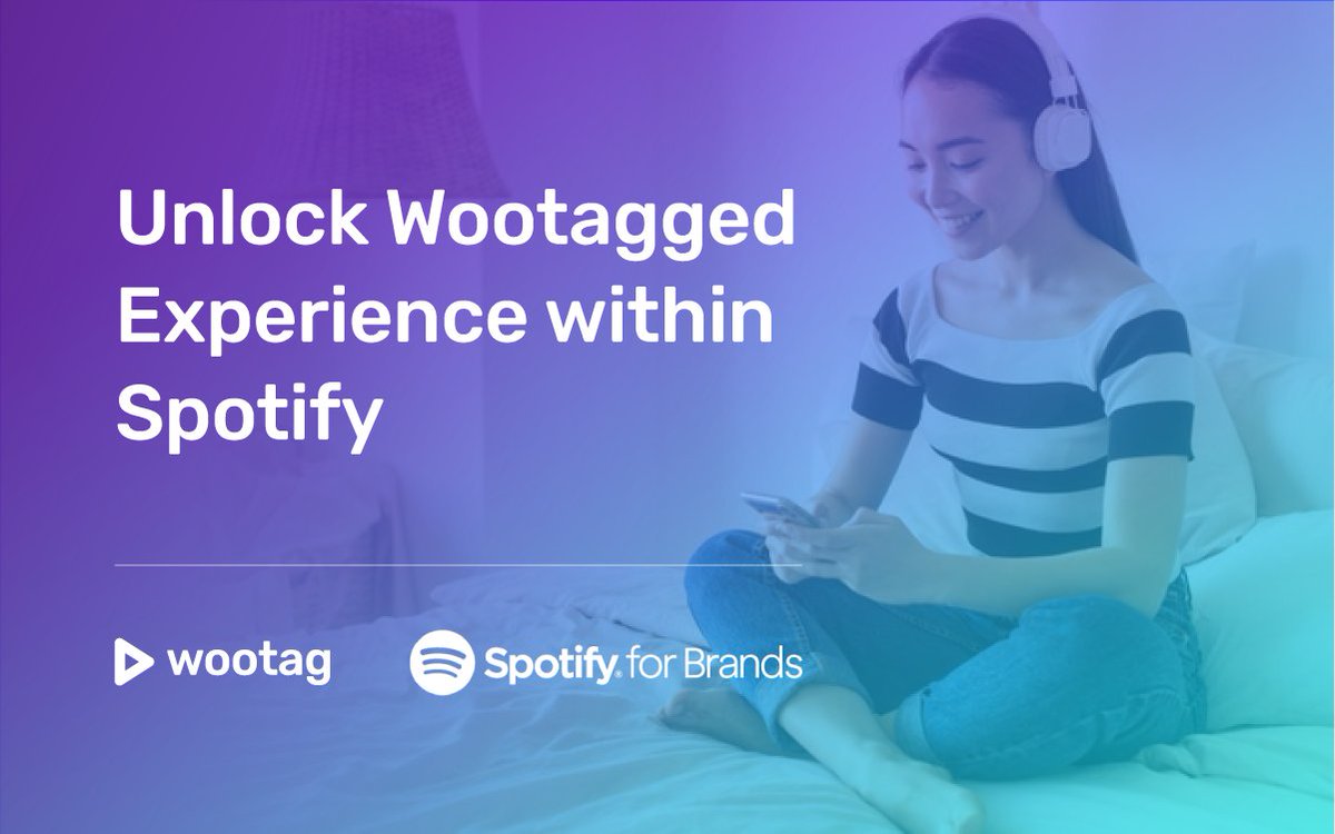 wootag's tweet image. Ever wondered what it would be like to create an engagement where your audience spends most of their time.  #wootag #gobeyondviews #Spotify

Empowering both Marketers and Audiences engage in relevant interactions at the time when it matters the most.