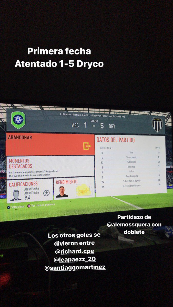 CDryco's tweet image. Excelente arranca de liga para nuestro equipo!