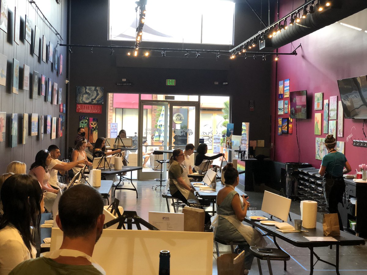 PinotTustin's tweet photo. It’s wonderful to have you back to #paintdribkhavefun with us! Thank you for supporting our #SmallBiz we’re #InThisTogether ❤️❤️❤️ https://t.co/rFB3EdvO8K