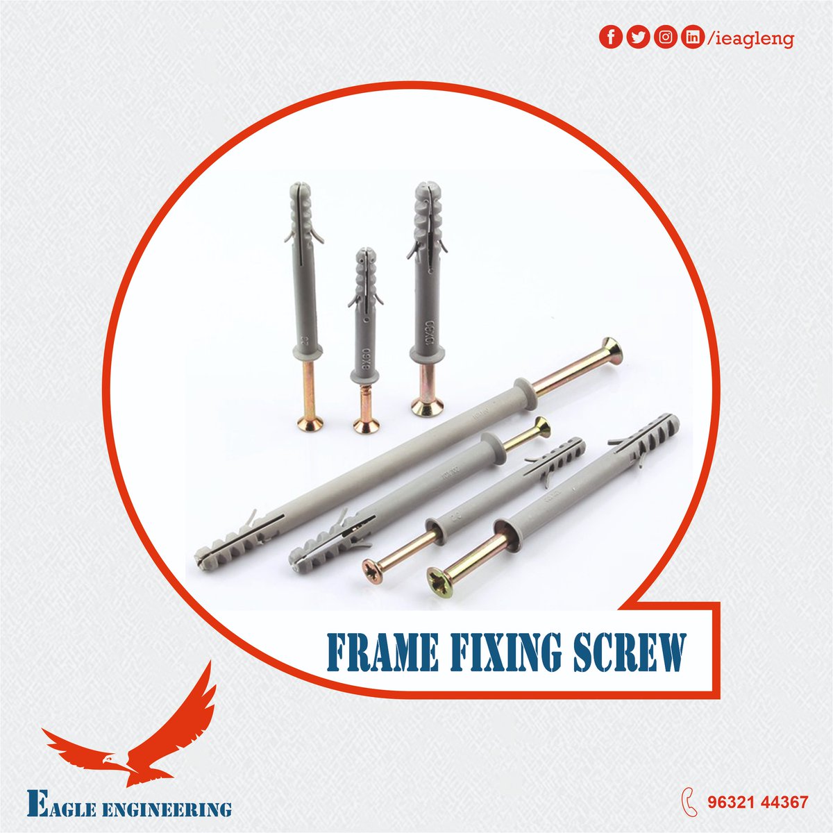 ieaglefasteners's tweet photo. We always believe in providing the High Quality Fasteners
Get it now for your #Business @ 96321 44367
#FFS #Product #highquality #csk #siliconsealent #door #window #Framefixingscrew #nylon #quality #upvc #doorsandwindow #Screw #fasteners #stock #ready #innovative #unique https://t.co/4FZyKMdbk0