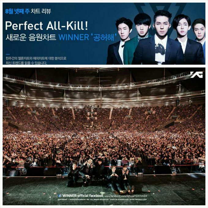 WINNER tuvo un debut exitoso, todas las canciones de su álbum 2014 S/S estuvieron dentro del top50 de los charts coreanos por semanas e incluso Don't Flirt, a pesar de ser un B-Side, obtuvo un millón de descargas en Melón, demostrando que el público estaba interesado (+)