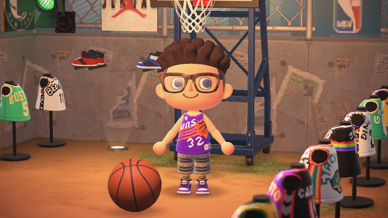 Lakers jersey animal best sale crossing