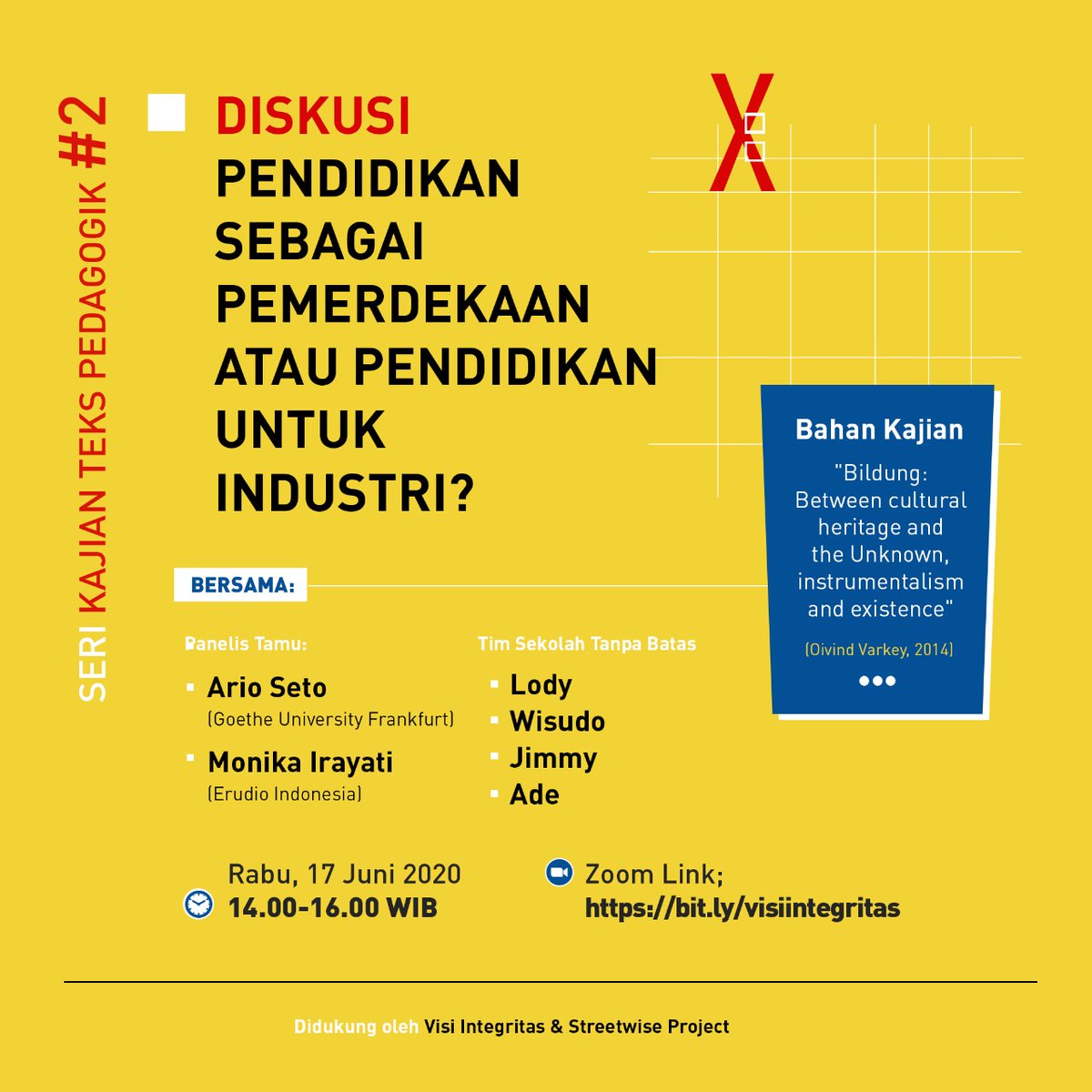 Pemerdekaan, atau sekadar memenuhi kebutuhan industri?

Ikuti diskusinya, beramai-ramai.