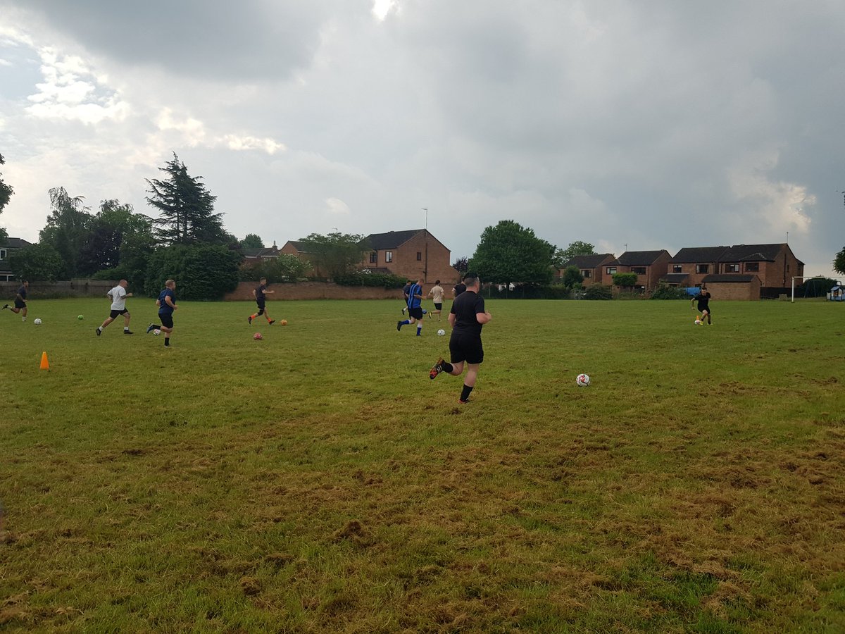 The lads were back in training ⚽️ we will be back at it this sunday ⚽️🖤💛