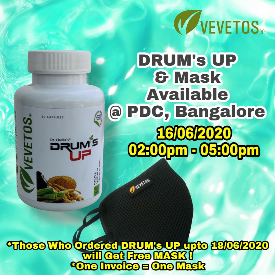 #idsa #foryoupage *Hi Vevetosian* ‼️
 
Any fresh enrollment n repurchase vl be gifted with vevetos branded high quality mask till 18/6/20
All the leaders help ur people to finish their fresh DRUMSUP logins n repurchase 9892574532