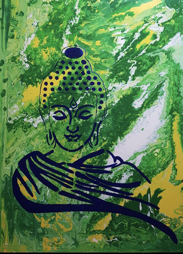 SheetalArtz's tweet photo. Life of Gautam Buddha Painting No.11 Medium:Acrylic #marbletexture #meditation #peace #positivity #abstractart #artbuyers #curators https://t.co/3mm3RRCCDI