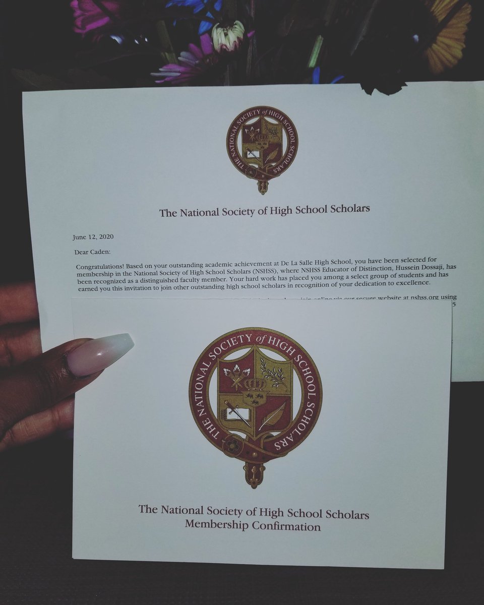 NOLA_Maya's tweet photo. Congratulations to my big boy @_cjones25 on earning membership into The National Society of High School Scholars (NSHSS)! You continuously make me soooo proud! #ScholarAthlete #somuchmorethanaverage #proudmama #mycadenmylove #heworking https://t.co/FfZ9B0pkum