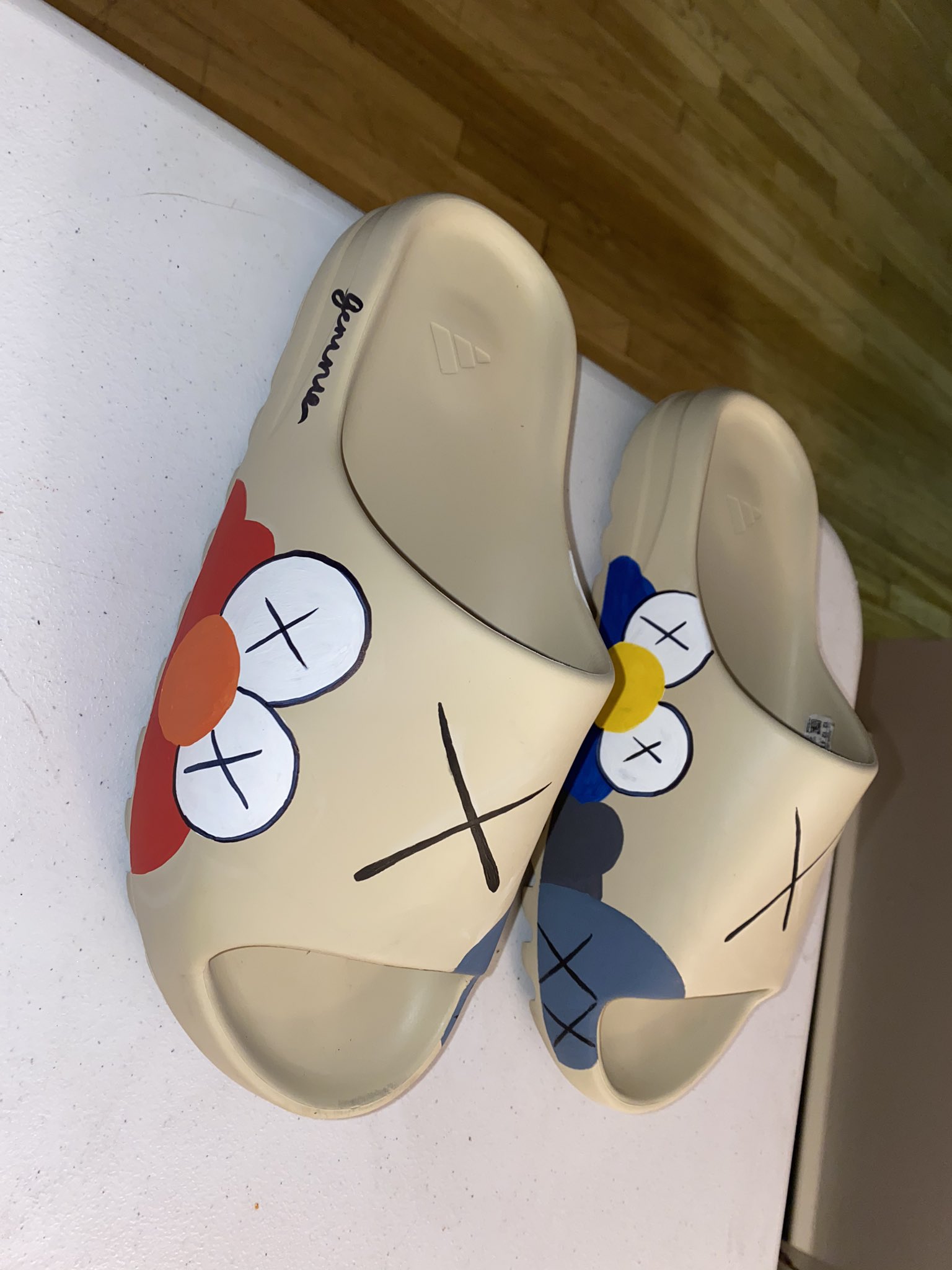 kaws slides yeezy