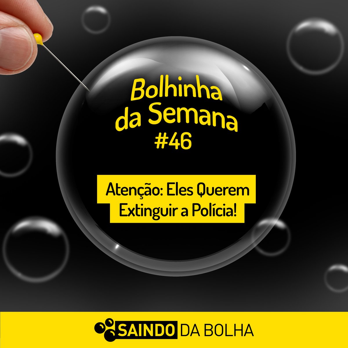 drcastanhas's tweet photo. Bolhinha da Semana #46 - Atenção: Eles Querem Extinguir a Polícia  🅴 #saindoDaBolha 
https://t.co/4szzA4aF03 via @PodcastAddict https://t.co/C6IhYU4elz